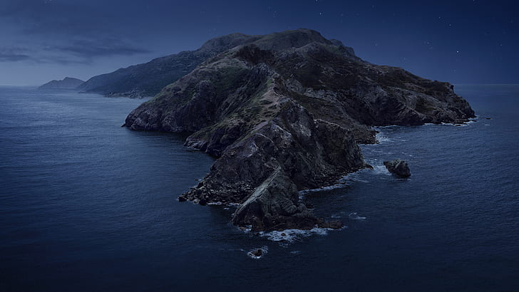 Earth, Island, Apple Inc., Nature, Night, Santa Catalina Island HD wallpaper