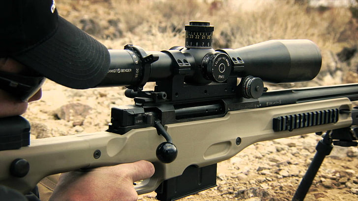 gray and black sniping rifle, optics, awp, bipod, awm, Arctic Warfare Magnum, HD wallpaper