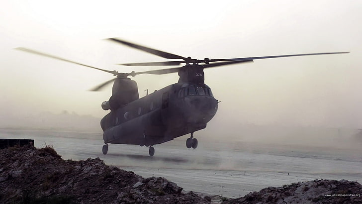 military aircraft, Boeing CH-47 Chinook, vehicle, helicopter