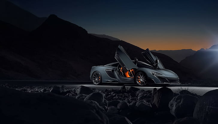 supercars, vehicle, McLaren 675LT, HD wallpaper