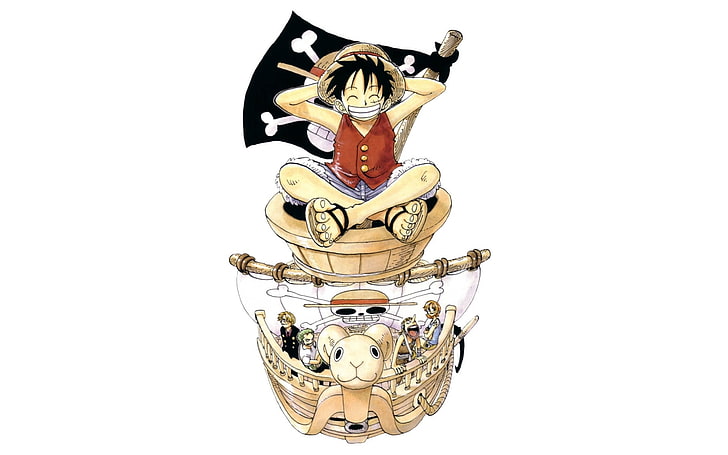 one piece anime simple background monkey d luffy Anime One Piece HD Art, HD wallpaper
