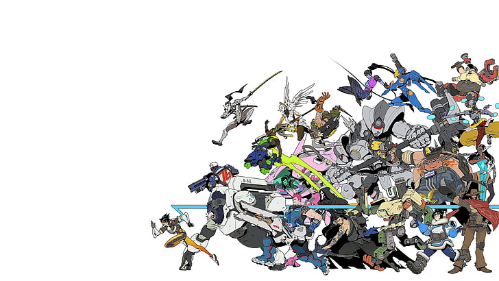 robot characters digital wallpaper, Reaper (Overwatch), McCree (Overwatch), HD wallpaper