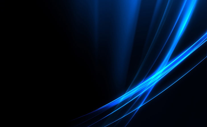 Windows Vista Aero 14 HD Wallpaper, blue wave wallpaper, copy space, HD wallpaper