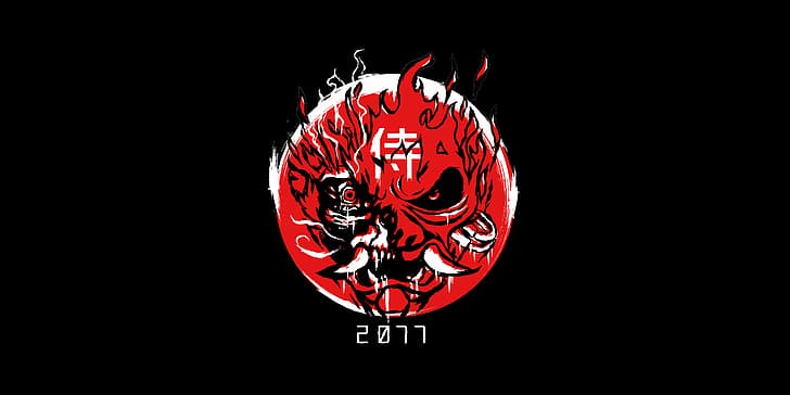 Cyberpunk 2077, CD Projekt RED, samurai, demon, HD wallpaper