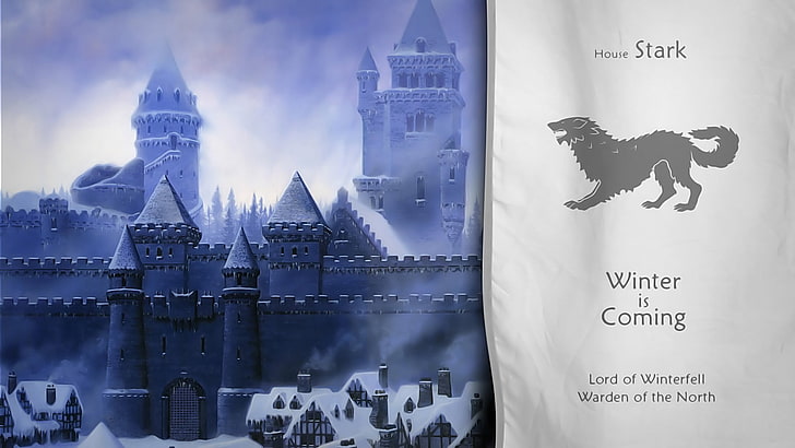 Game of Thrones Winterfell TV Poster