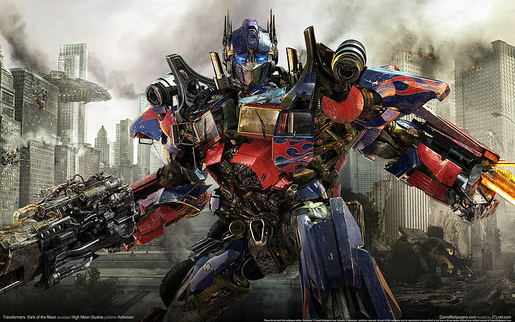 Action Adventure Optimus Prime Entertainment Movies HD Art, Transformers
