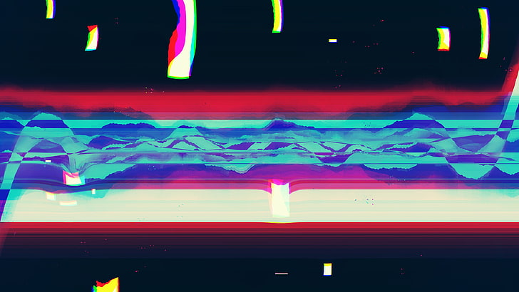 untitled, glitch art, LSD, abstract, illuminated, multi colored, HD wallpaper