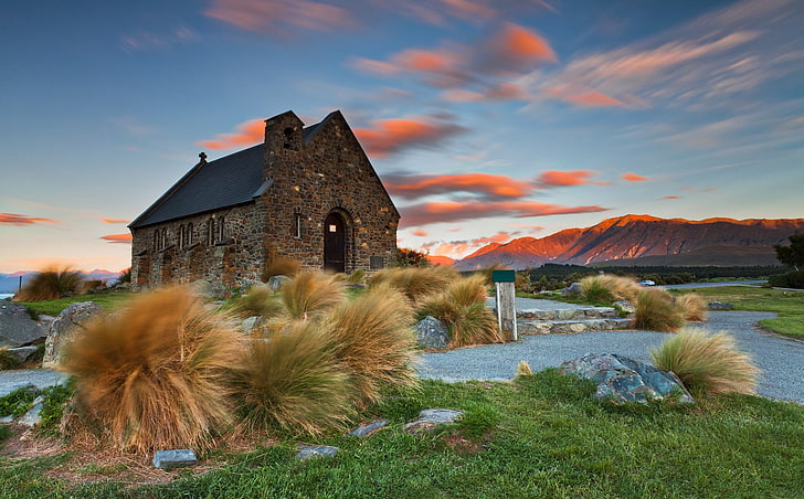 Religious, Church of the Good Shepherd, New Zealand, Tekapo, HD wallpaper