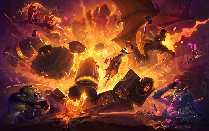 Hearthstone: Heroes of Warcraft, Blizzard Entertainment, HD wallpaper