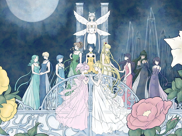 Sailor Moon, women, religion, belief, adult, spirituality, people, HD wallpaper