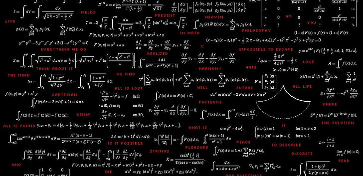 formula, math, mathematics, physics, poster, science, text, HD wallpaper