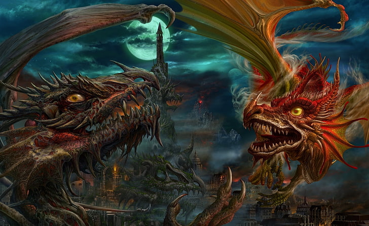 Download Coolest Dragon Order And Chaos Digital Art Wallpaper  Wallpapers com