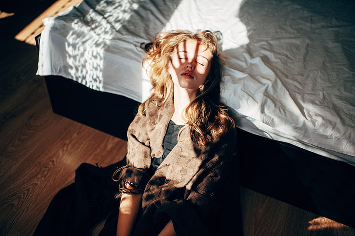 Marat Safin, photography, model, women, women indoors, brunette, HD wallpaper