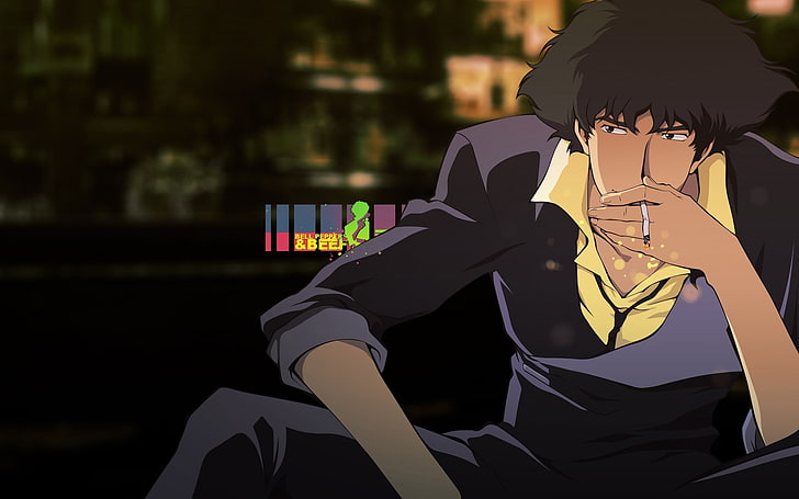Cowboy Bebop, Spike Spiegel, anime, one person, real people