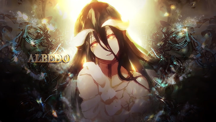 Albedo anime wallpaper, Overlord, Albedo (Overlord), Overlord (Anime), HD wallpaper