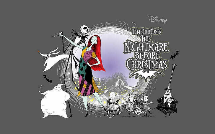 Movie, The Nightmare Before Christmas, studio shot, no people, HD wallpaper