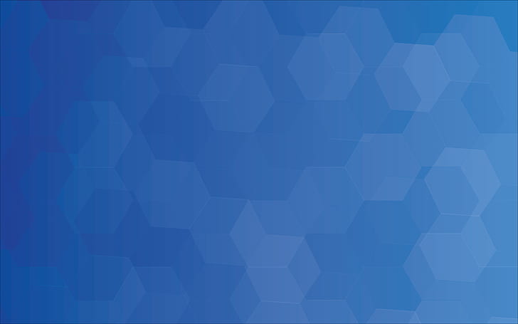 simple background, blue background, hexagon, HD wallpaper