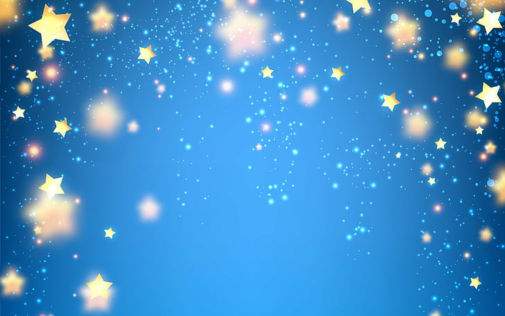 Hd Wallpaper Abstract Star Blue Night Christmas Celebration Backgrounds Wallpaper Flare