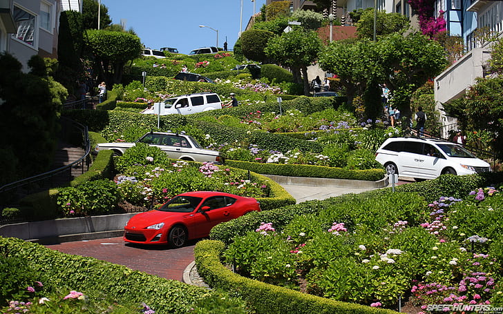 San Francisco Lombard Street Scion FR-S HD, cars