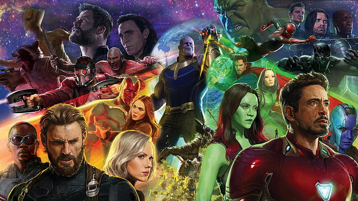 Avengers art illustration, The Avengers, Avengers: Infinity war, HD wallpaper
