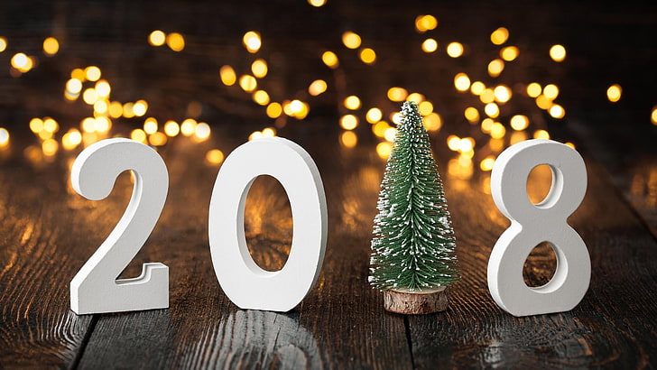 event, lighting, christmas decoration, lights, 2018, new year, HD wallpaper