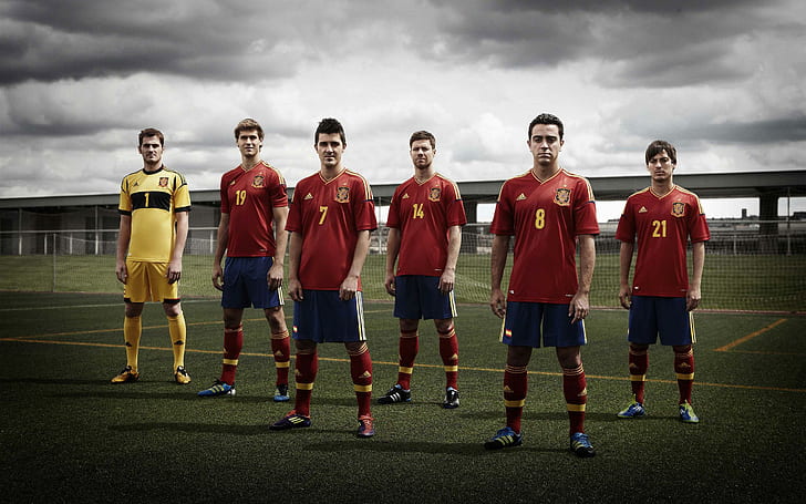 Spain National Football Team, soccer team image, sports, 2560x1600, HD wallpaper