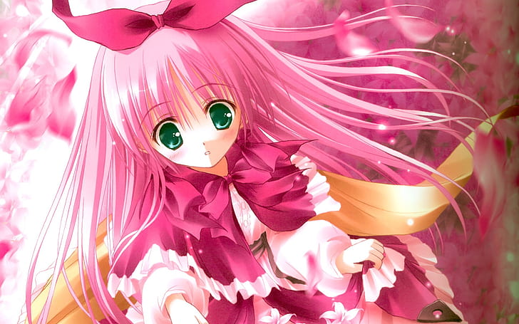 Cô gái anime đáng yêu với mái tóc hồng xinh xắn sẽ làm bạn say mê. Hãy chiêm ngưỡng hình ảnh của cô ấy để cảm nhận được sự tuyệt vời của nghệ thuật anime!