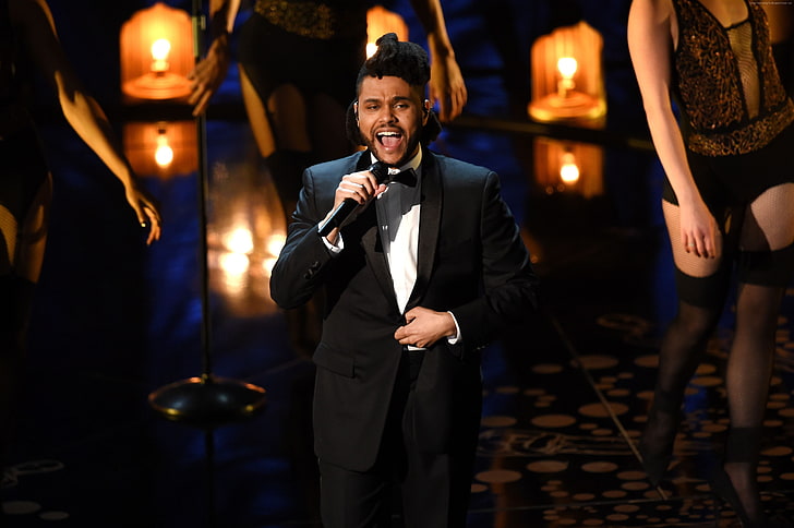 Oscar, singer, Oscar 2016, Most popular celebs, The Weeknd, HD wallpaper
