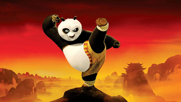 Kung Fu Pa 2 HD 1, panda, 2011, HD wallpaper