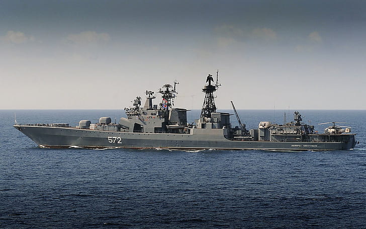 military, Udaloy, warship, vehicle
