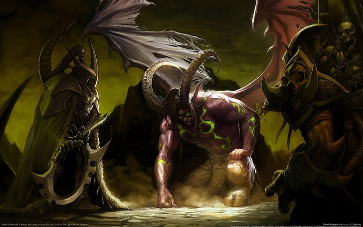 Warcraft characters illustration, fantasy art, digital art, World of Warcraft