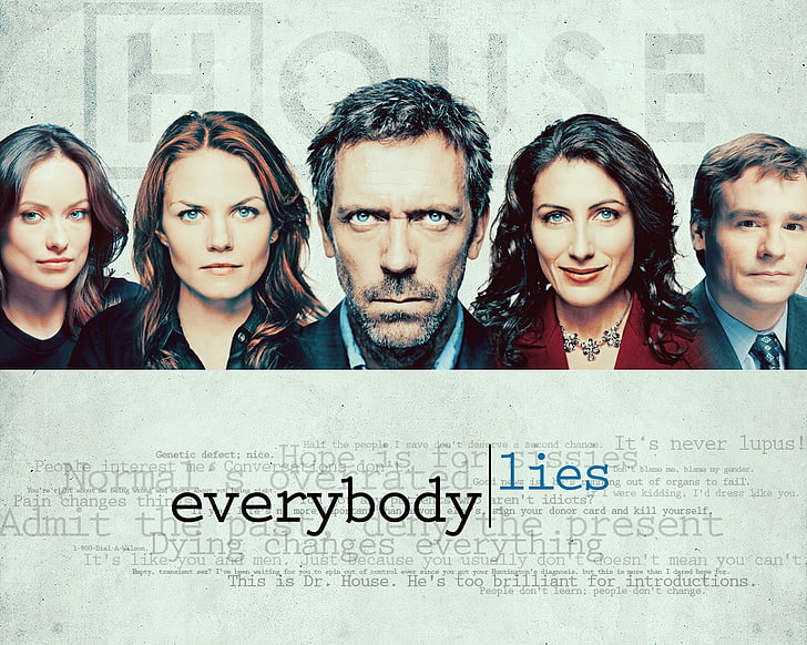 quotes olivia wilde jennifer morrison lisa edelstein thirteen hugh laurie everybody lies gregory hou Architecture Houses HD Art