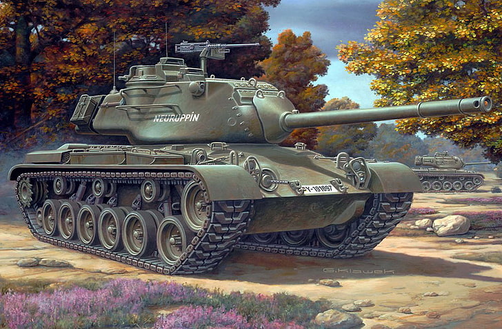 green war tank digital wallpaper, USA, France, Medium tank, figure