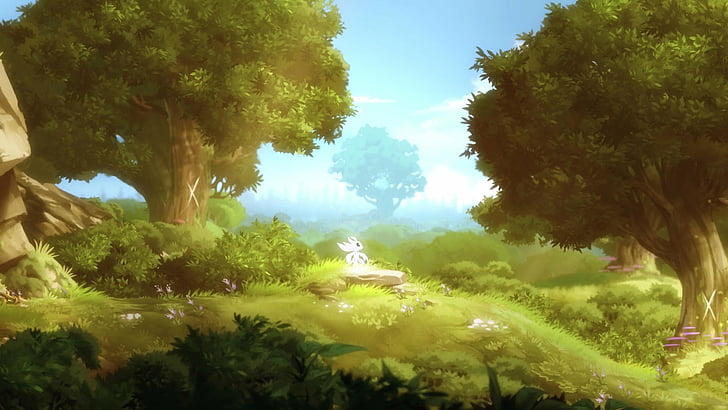 Video Game, Ori and the Blind Forest, tree, plant, growth, nature, HD wallpaper