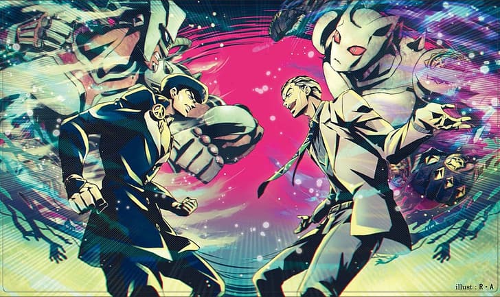 Download Yoshikage Kira With Killer Queen Jojo Manga Wallpaper  Wallpapers com