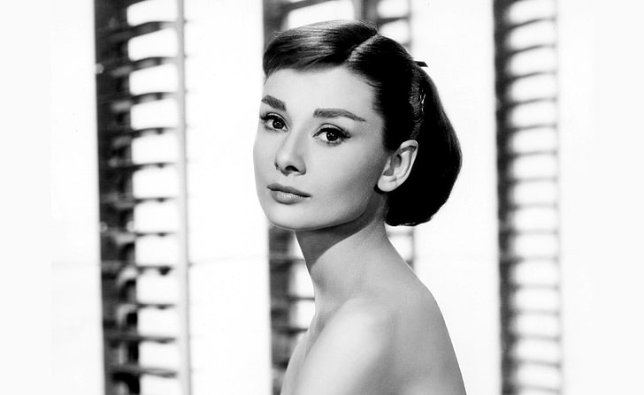 Audrey Hepburn, Vintage, portrait, young adult, one person, beautiful woman, HD wallpaper