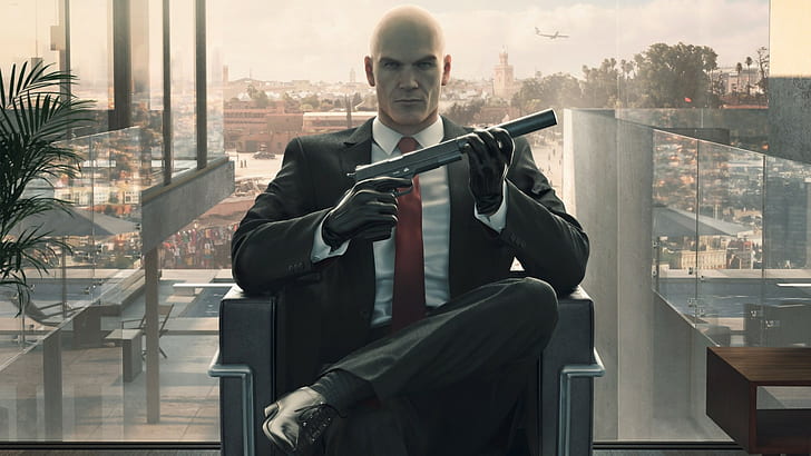 Hitman, Agent 47, video games, HD wallpaper