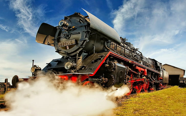 steam locomotive, train, HD wallpaper