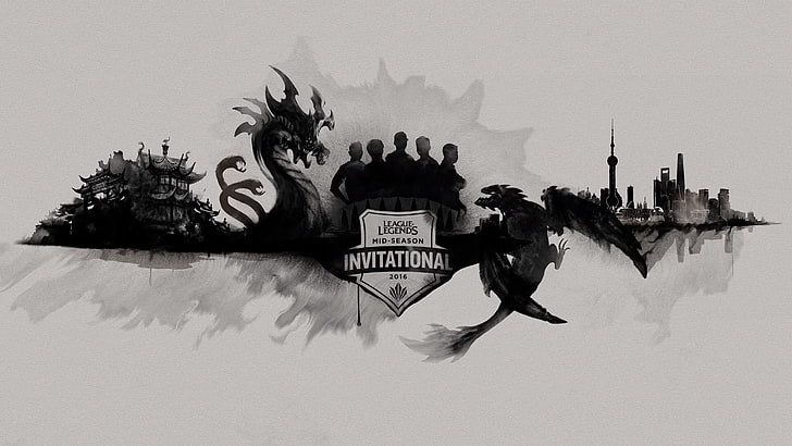 Invitational artwork, League of Legends, architecture, art and craft