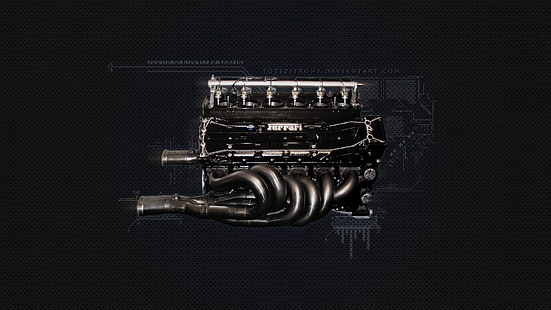 HD wallpaper: black vehicle engine, Ferrari, Ferrari F1 Engine, 1995 F1  Engine | Wallpaper Flare