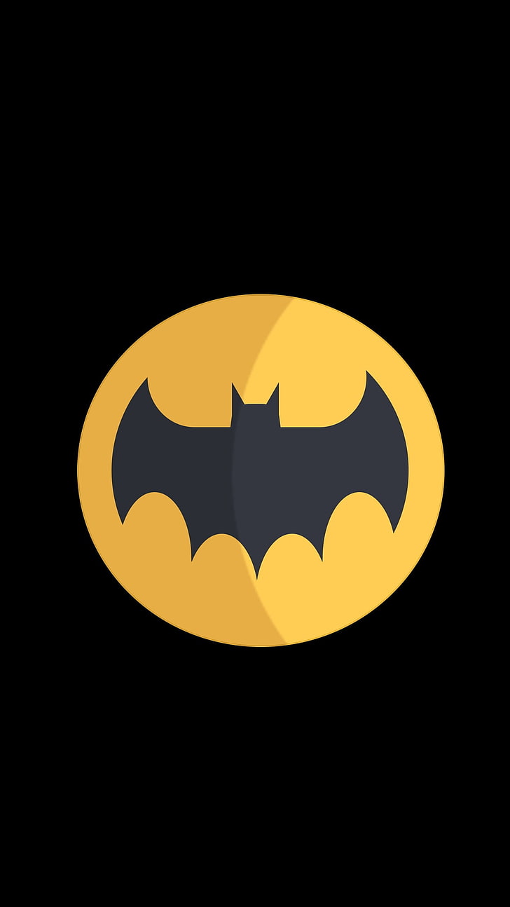 HD wallpaper: Batman logo, material minimal, no people, space, black  background | Wallpaper Flare