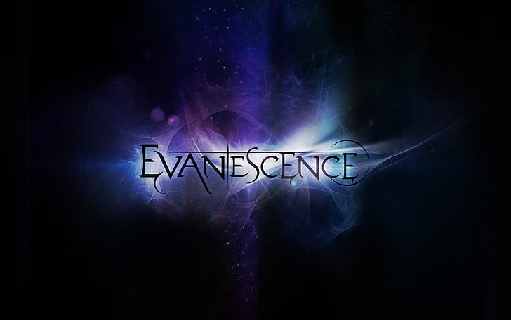 Evanescent wallpaper, evanescence, name, graphics, font, background