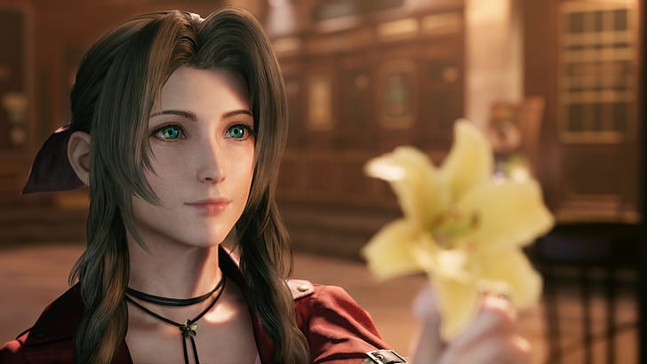 Aerith Gainsborough And Cloud Strife Final Fantasy 7 Remake 4k HD Games  4k Wallpapers Images Backgrounds Photos and Pictures
