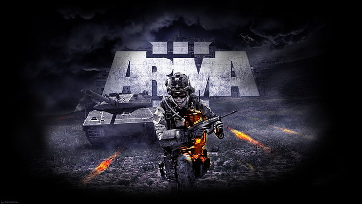 Arma wallpaper, video games, Arma 3, smoke - physical structure