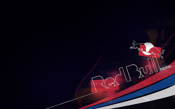 Red Bull, racing, energy drinks, copy space, no people, illuminated, HD wallpaper