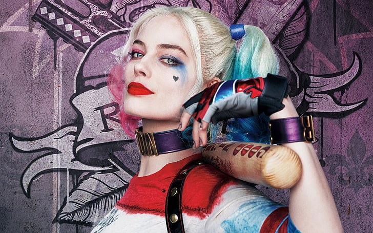 Hd Wallpaper Harley Quinn Margot Robbie Suicide Squad 16 Movi One Person Wallpaper Flare