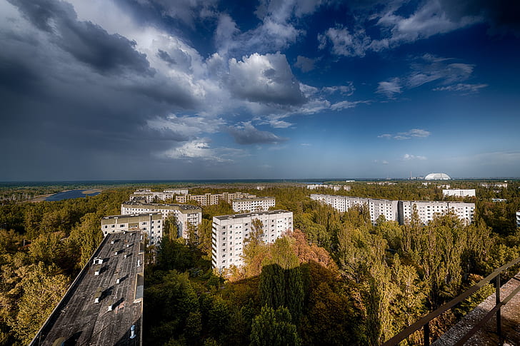 Pripyat, Ukraine, The Chernobyl exclusion zone, HD wallpaper