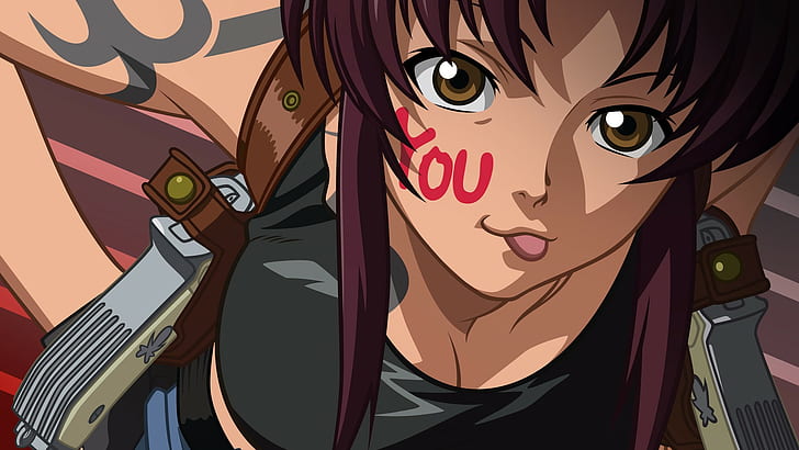 10. "Revy" from Black Lagoon - wide 7