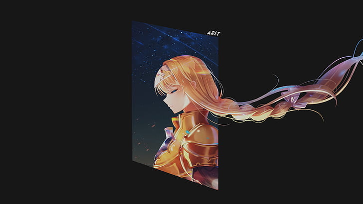 Hd Wallpaper Alice Schuberg Sword Art Online Anime Girls Simple Background Wallpaper Flare