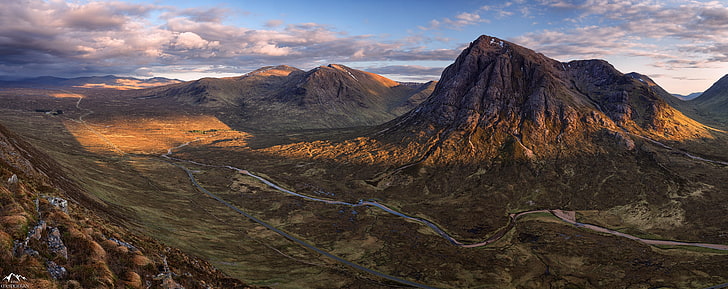 The Mountains of Scotland, brown mountain, Europe, United Kingdom, HD wallpaper